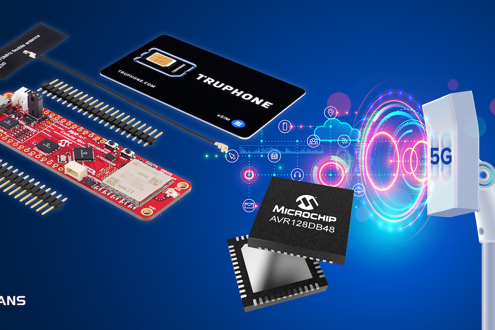 Eight Bit MCU Development Board Connects To 5G LTE M NB IoT Networks