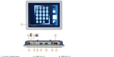 Medical-grade touch panel PC is fanless and noiseless