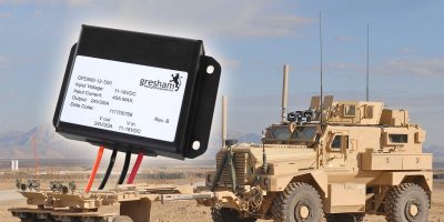 500W DC/DC converter is for fixed and mobile comms on military vehicles
