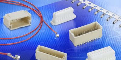 Compact fine pitch cable-to-board connector saves PCB space