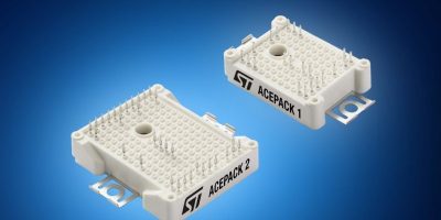 Mouser adds STMicroelectronics’ AcePack IGBT modules