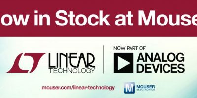 Mouser stocks Linear Technology portfolio from Analog Devices