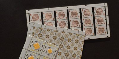 Metal-clad PCB is thermally-efficient for lighting