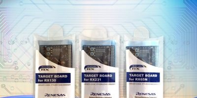 Low cost target boards support Renesas RX 32-bit microcontroller family