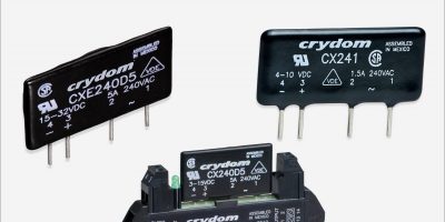 Solid state relays from Sensata Crydom cater for high density PCB applications