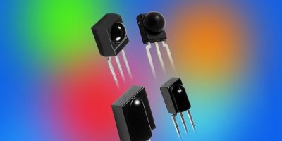 Miniature IR receivers improve sensitivity to suppress RF noise