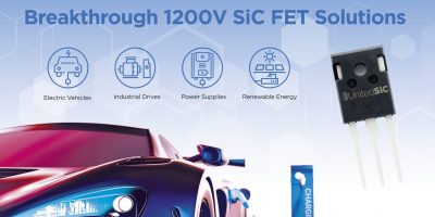 1200V silicon carbide FETs are upgrade option for IGBT, Si and SiC-MOSFET users