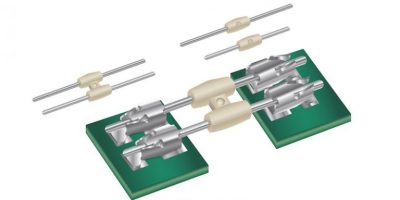 Two-position pin jumper extends series for maximum tolerance absorption