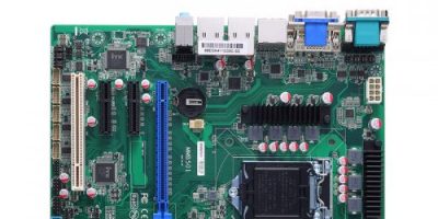 Industrial micro ATX motherboard has plenty of I/O options