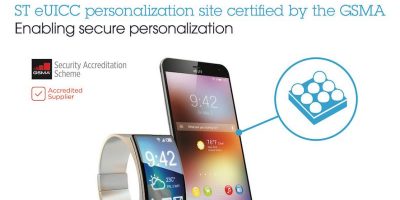 ST becomes first chip maker accredited by the GSMA to personalise eSIMs for mobiles and connected IoT