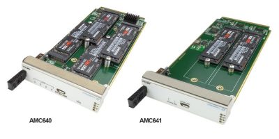 Two HBA AMC modules exploit NVMe storage