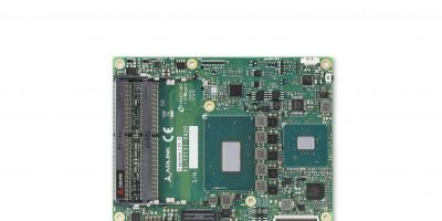 COM Express Type 6 module supports up to six-core Intel processors