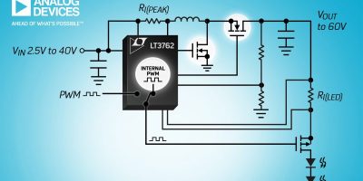 LED controller meets voltage range for industrial use
