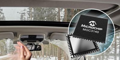 Gesture recognition controller reduces driver distraction, says Microchip
