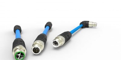 M12 cable assemblies provide high speed networks for transport