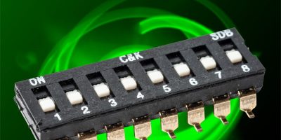 Reliable SDB DIP switches save space on PCBs