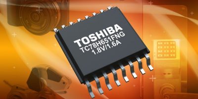 H-bridge motor driver IC meets demand for low voltage, high current drive