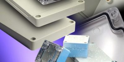 IP66 sealed polycarbonate and ABS enclosures suit industrial applications