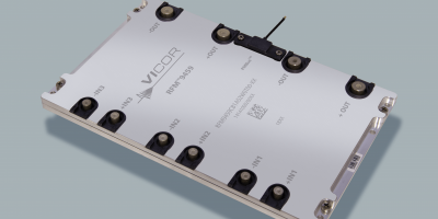 AC/DC converter in tablet configuration enables high density racks