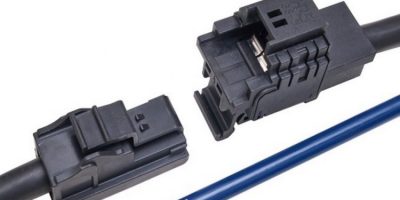 In-line power connectors shrink for industrial applications