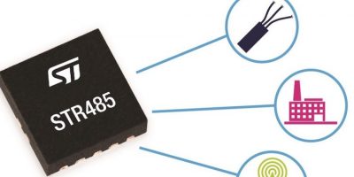 RS485-networking transceiver simplifies design to save space