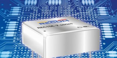 DC/DC converters save PCB space with added voltage flexibility