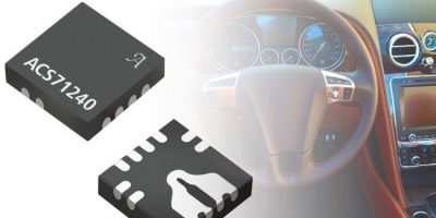 Automotive sensor IC reduces material costs for EV chargers