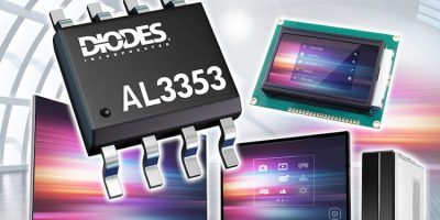 LED/LCD controller has 100:1 dimming ratio