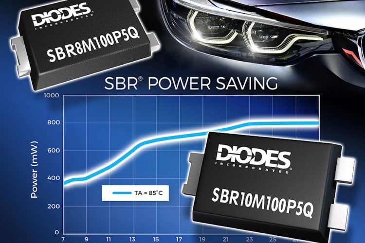 Super barrier rectifier diodes reduce power in automotive lights ...