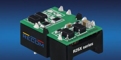 Recom creates 2W DC/DC converters for bus isolation