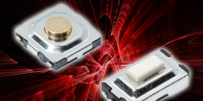 Miniature tact switches save PCB space for home automation