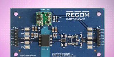 Dengrove adds Recom’s isolated CAN-transceiver reference board