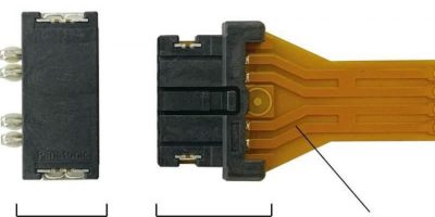 Connector eliminates wire harness to make room in automotives