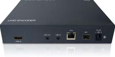 Low-latency 4K/HEVC encoder enables IP live streaming