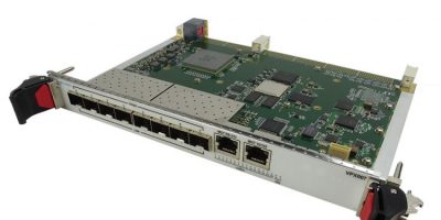 6U OpenVPX 10GbE switch manages cooling and payloads