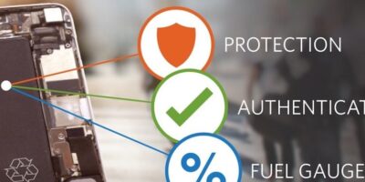 Fuel gauge IC protects against counterfeit batteries