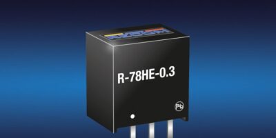 Switching regulator provides high input voltage range