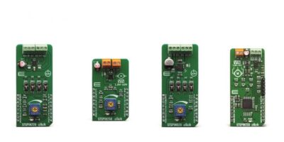 Four Click boards simplify motor control