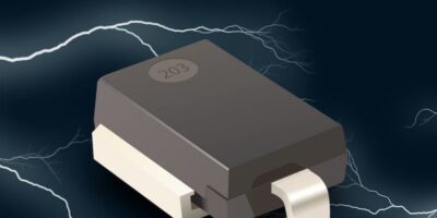 TVS diode protects and is AEC-Q101-qualified