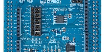 RS Components introduces F-RAM development board from Cypress Semiconductor