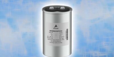 Robust power capacitors are designed for the DC link