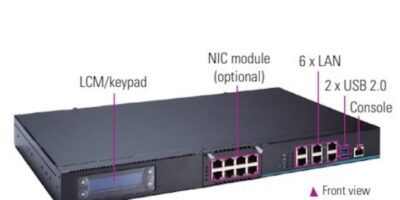 Rack-mount network appliance protects and boosts packet performance