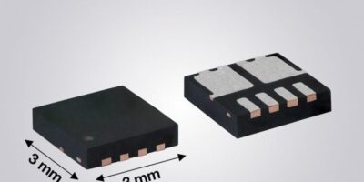 Dual N-channel 60V MOSFET boosts efficiency for bi-directional switching