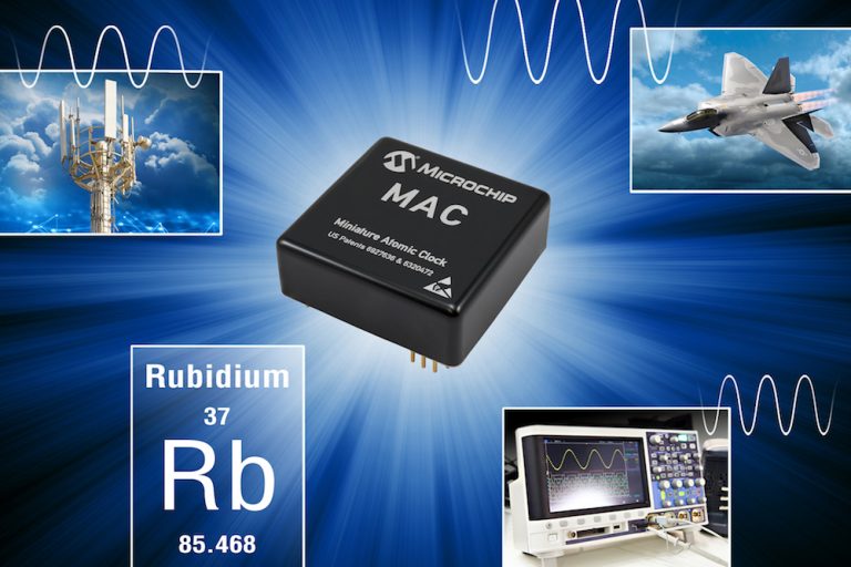 MACSA5X rubidium atomic clock locks quicker for atomic stability