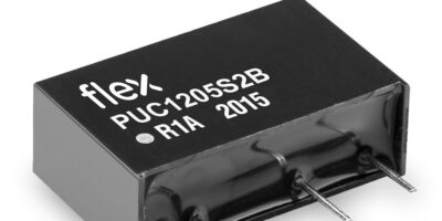 Miniature DC/DC converters have single and dual output options