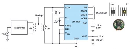 Wireless Li-Ion Charger Solution for Wearable Devices Includes Integrated Step-Down DC-to-DC Converter, Softei.com - Global Electronics Industry News