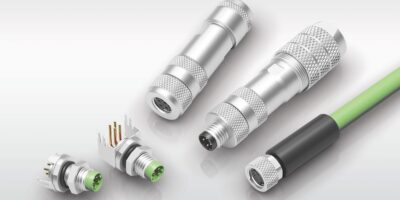 M8 D-Code connectors support high data bandwidths for Ethernet applications