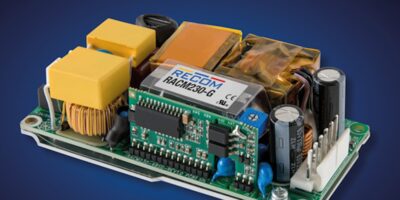 Compact 230W power supply has medical certification