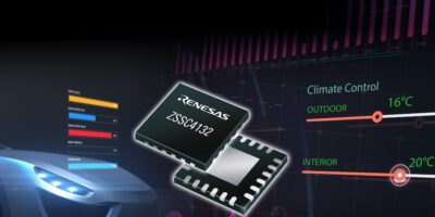 LIN interface sensor signal conditioner reduces BoM for EVs/HEVs