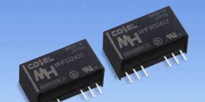 Cosel introduces high isolation DC/DC converters for medical and industrial use